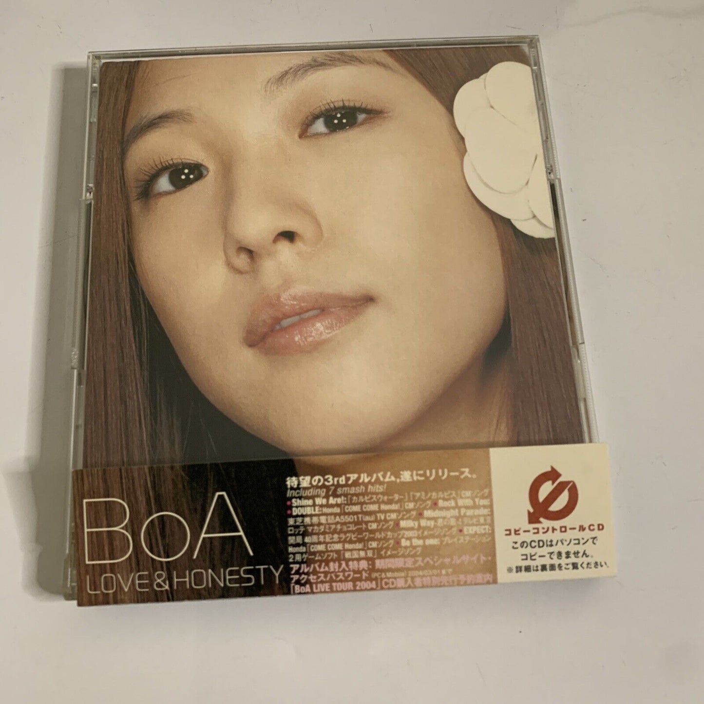 Love & Honesty by BoA (CD, 2004) Album K-pop Obi Japan AVCD-17390