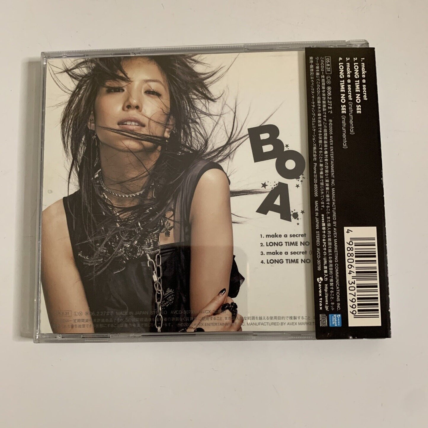 BoA – Make A Secret (CD, 2005) K-pop Obi Japan AVCD-30799