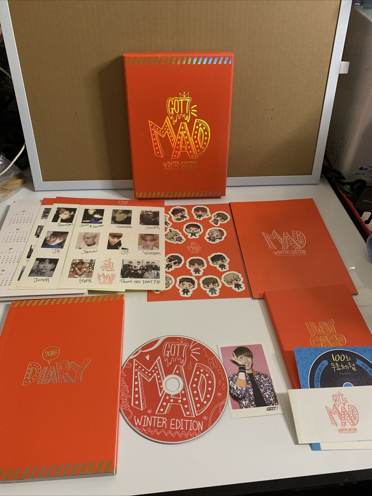 Mad by GOT7 (CD, 2014) Winter Edition Box Set K-pop JYPK0600