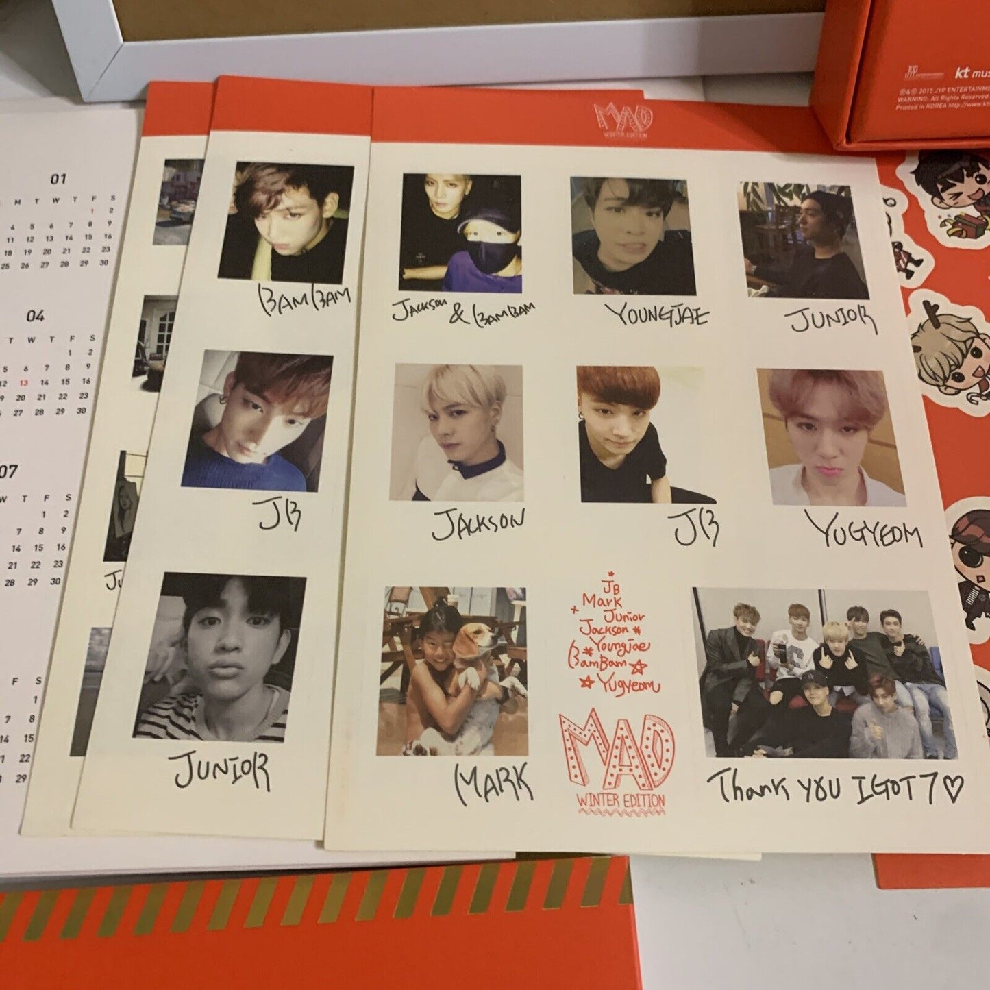 Mad by GOT7 (CD, 2014) Winter Edition Box Set K-pop JYPK0600