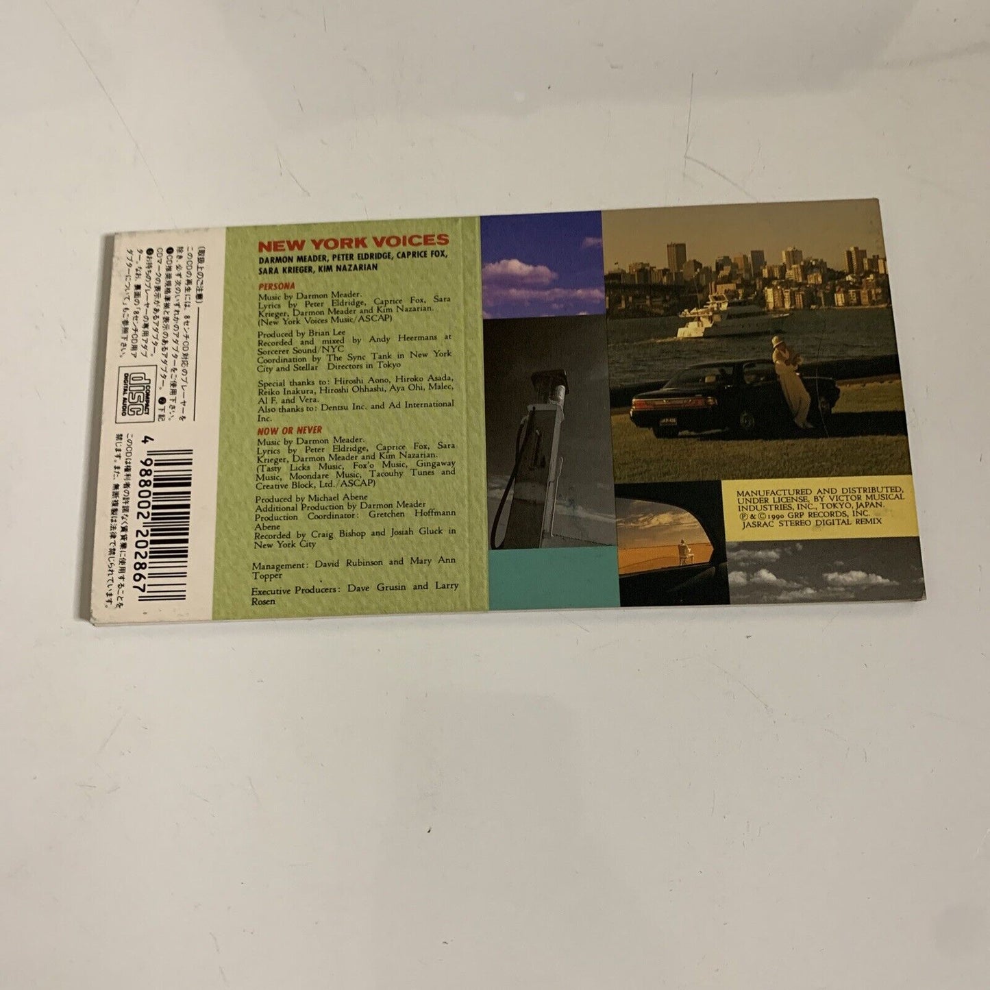 Persona by New York Voices (CD, 8cm Disc, 1996) VIDP-8