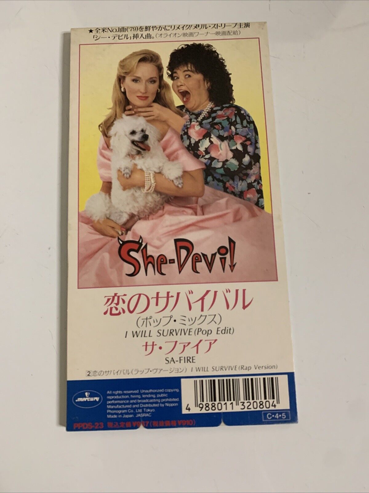 Sa-Fire – I Will Survive (CD, 1989) 9cm Mini Single Japan Mercury Record PPDS-23