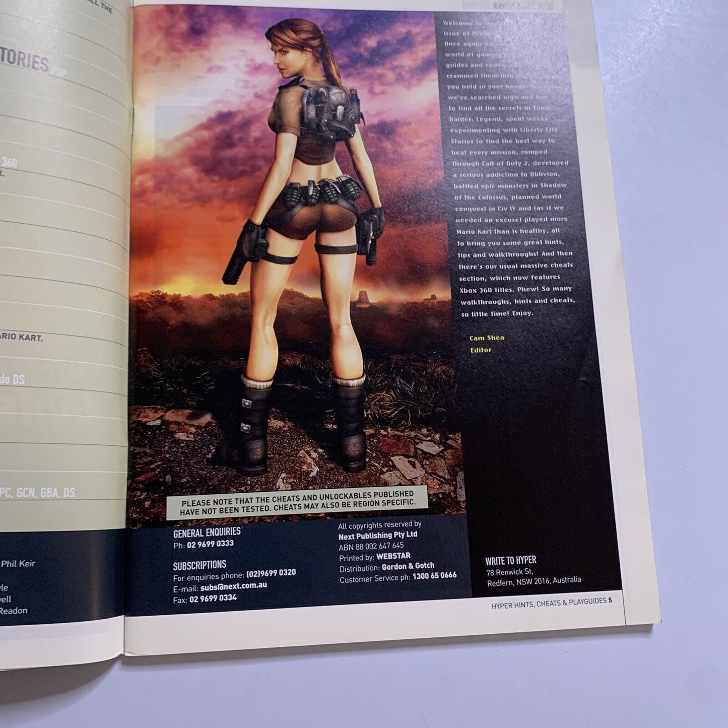 Hyper Hints Cheats Play Guides Magazine GTA Mario Kart DS Mario & Luigi Tomb Rad