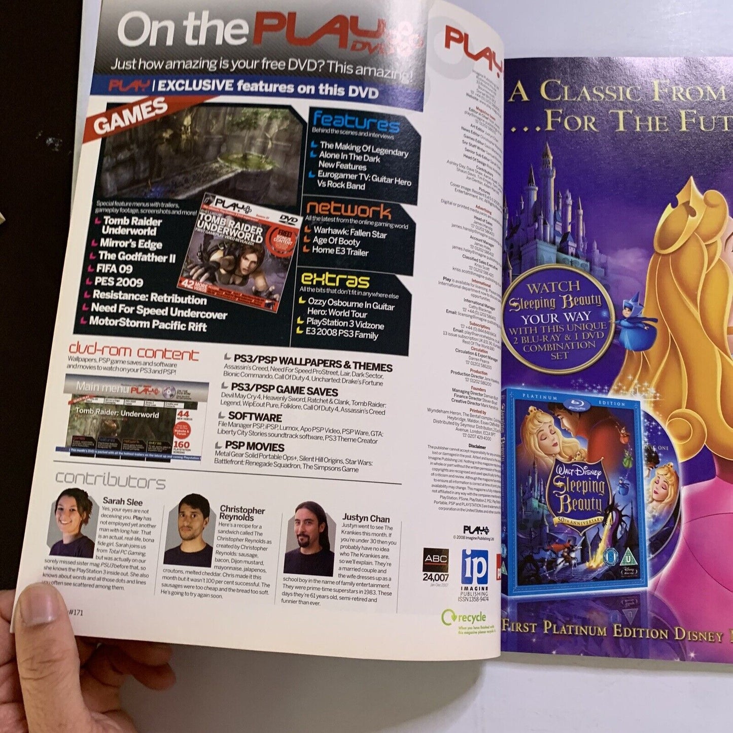 Play PlayStation Magazine No.171 2007 Resident Evil 5 Heavy Rain Kill Zone 2