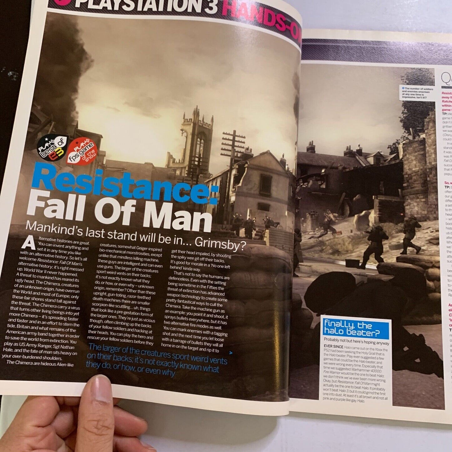Play PlayStation Magazine No.141 2006 Resistance Final Fantasy XIII E3 MGS4
