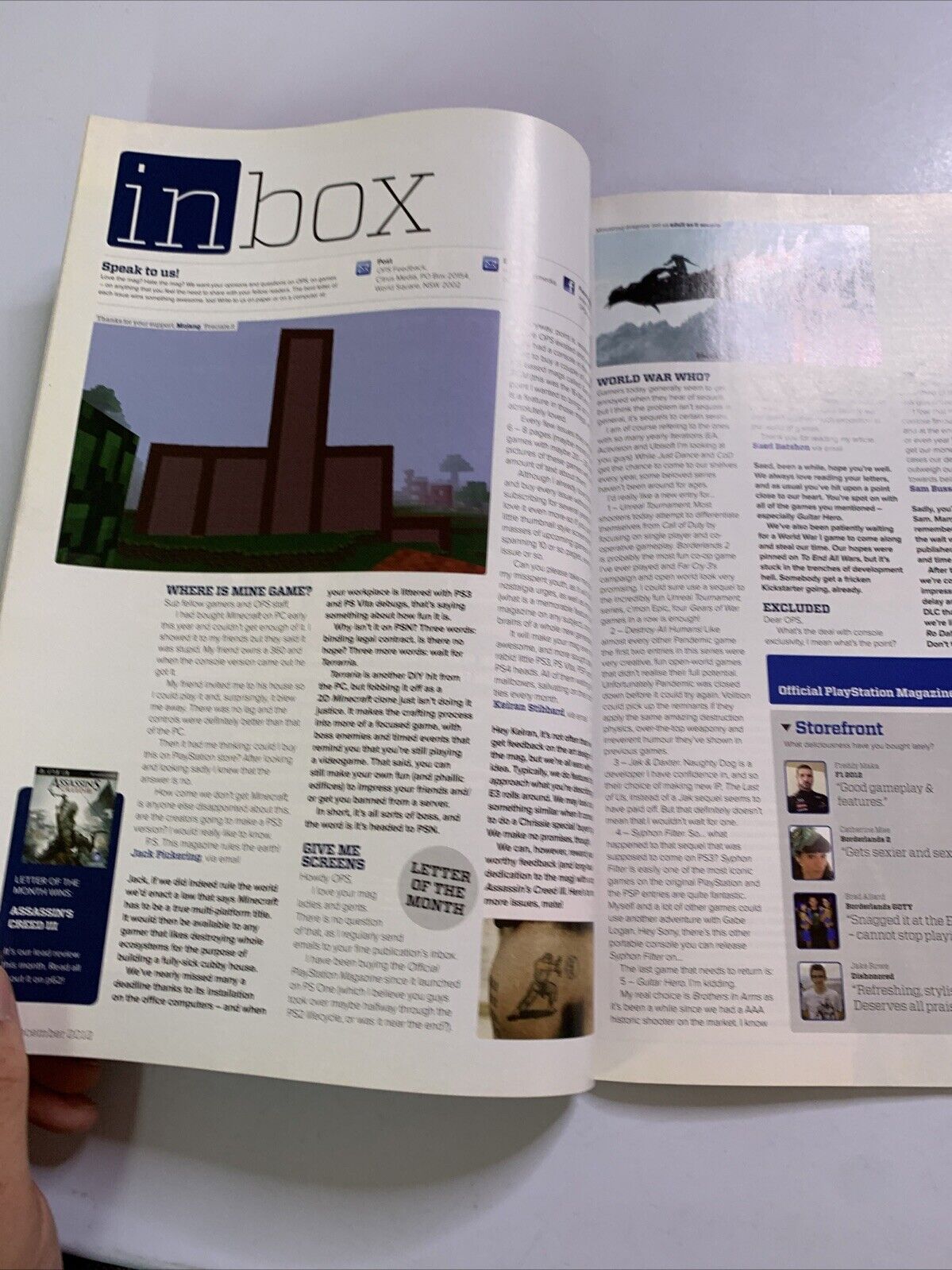 PlayStation Official Magazine Australia December 2012 Hitman Absolution Metro Fu