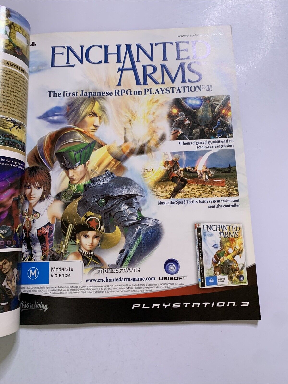 PlayStation Official Magazine Australia May 2007 SpiderMan 3 God Of War 2 Poster