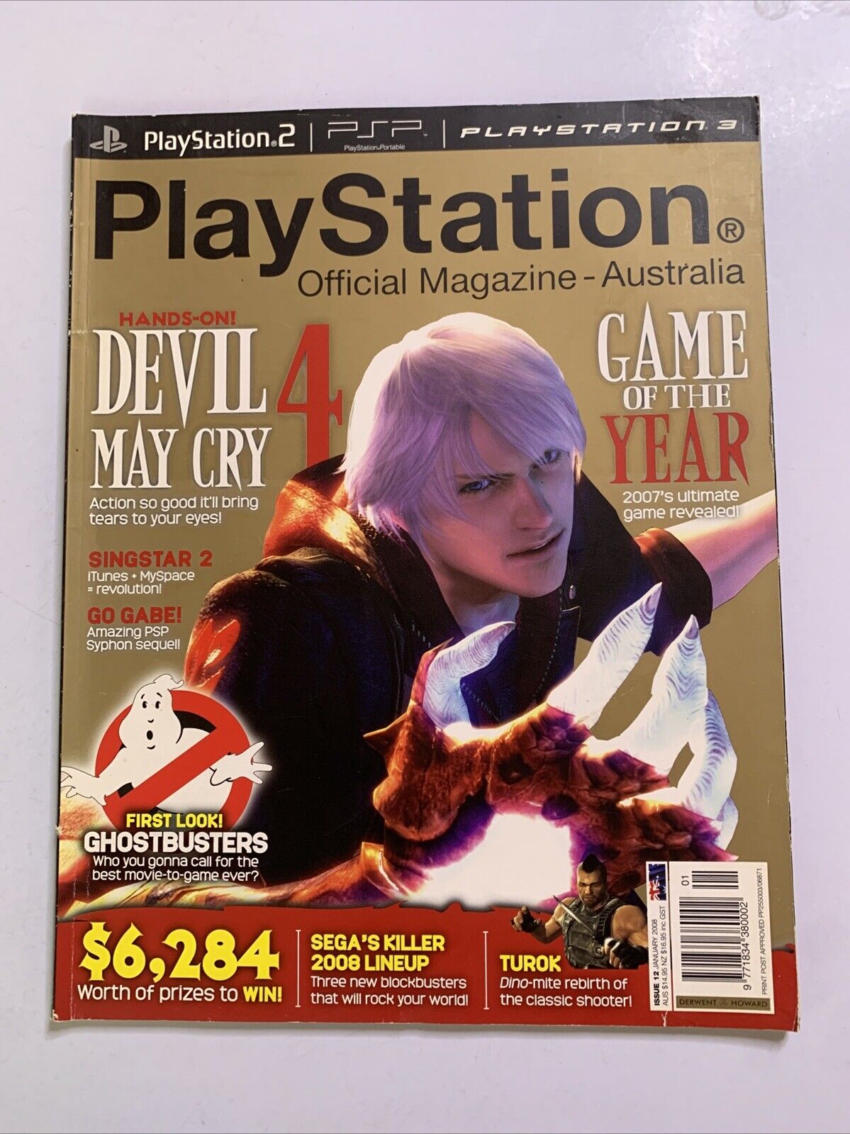 PlayStation Official Magazine Australia Jan 2008 Devil May Cry 4