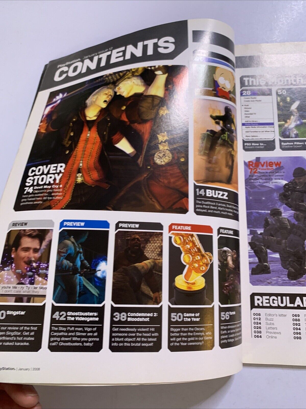 PlayStation Official Magazine Australia Jan 2008 Devil May Cry 4