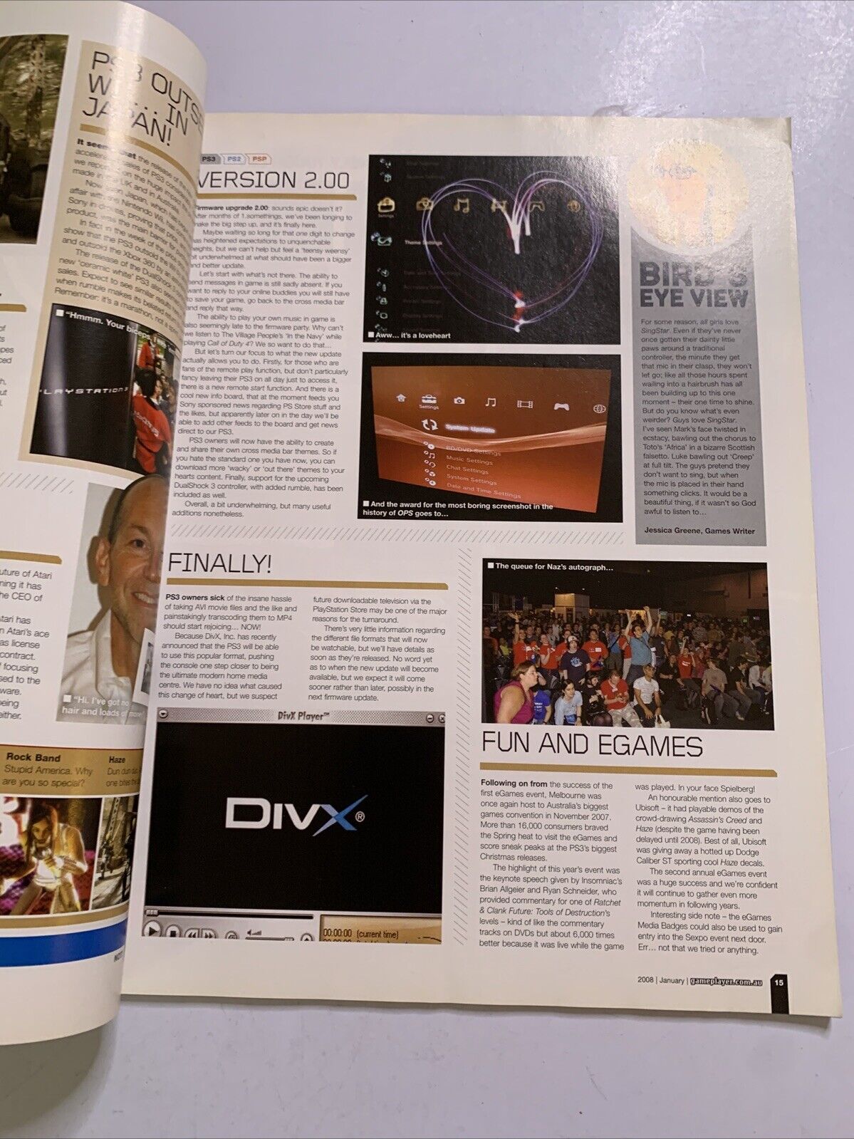 PlayStation Official Magazine Australia Jan 2008 Devil May Cry 4