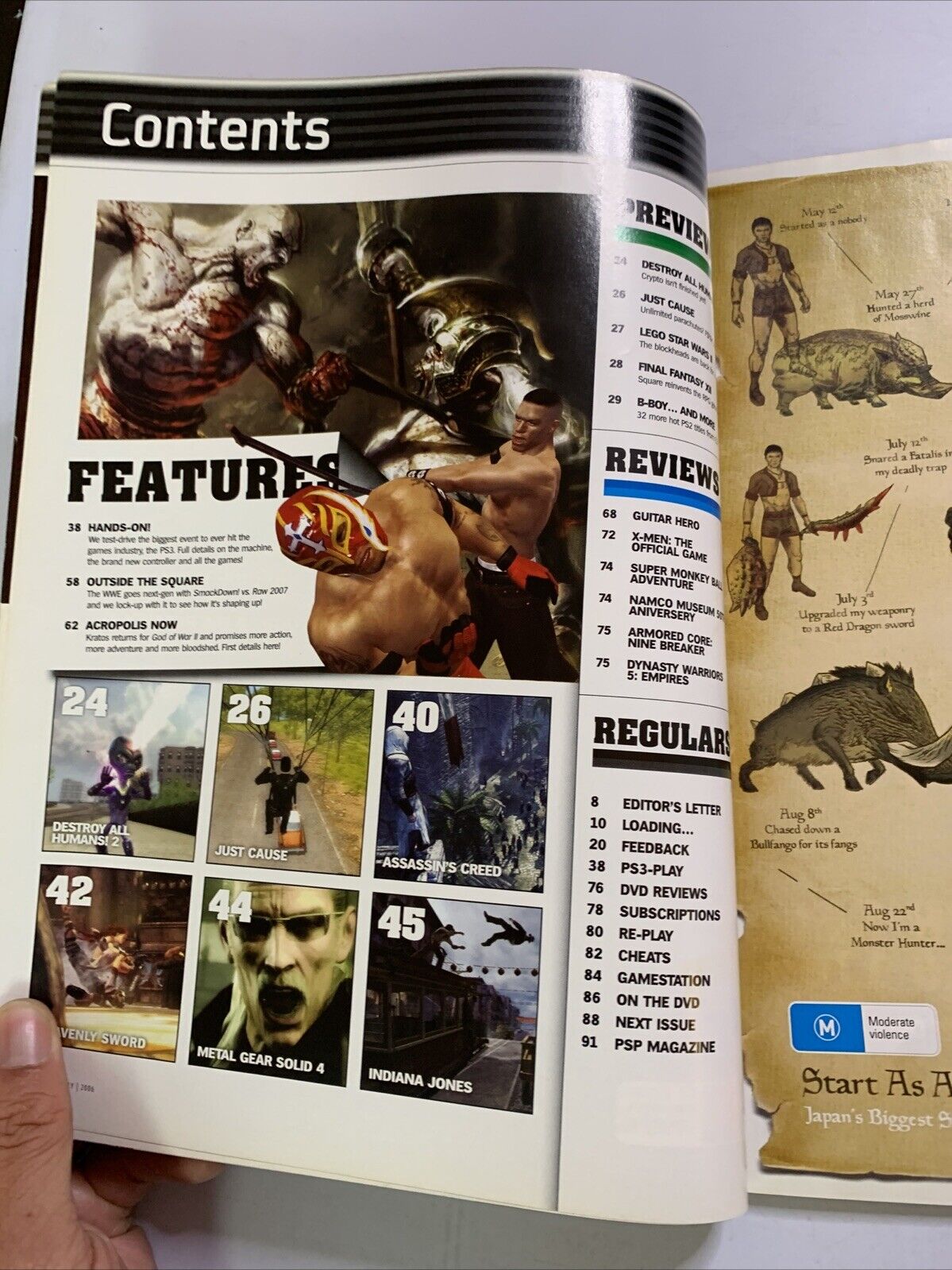 PlayStation 2 Official Magazine Jul 2006 PS3 Hands On Metal Gear Solid 4