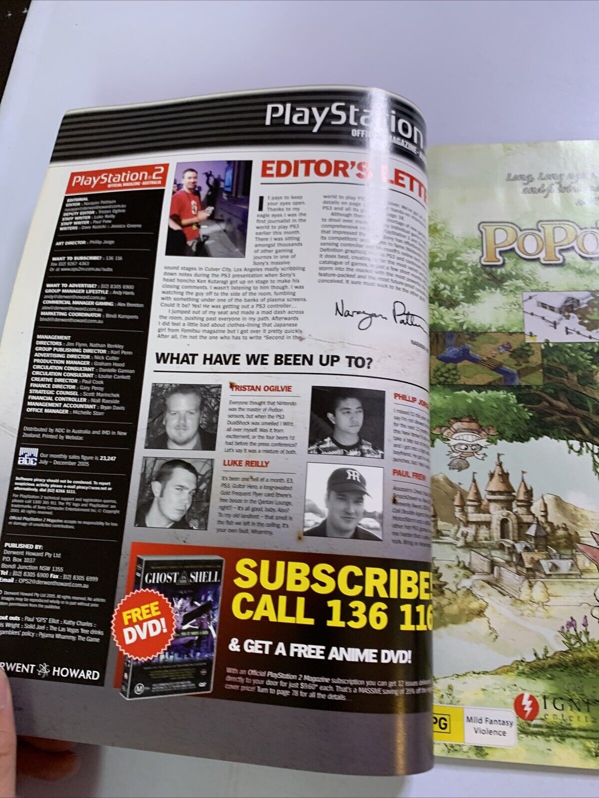 PlayStation 2 Official Magazine Jul 2006 PS3 Hands On Metal Gear Solid 4