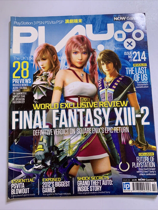 Play PlayStation Magazine No.214 2012 Final Fantasy XIII-2