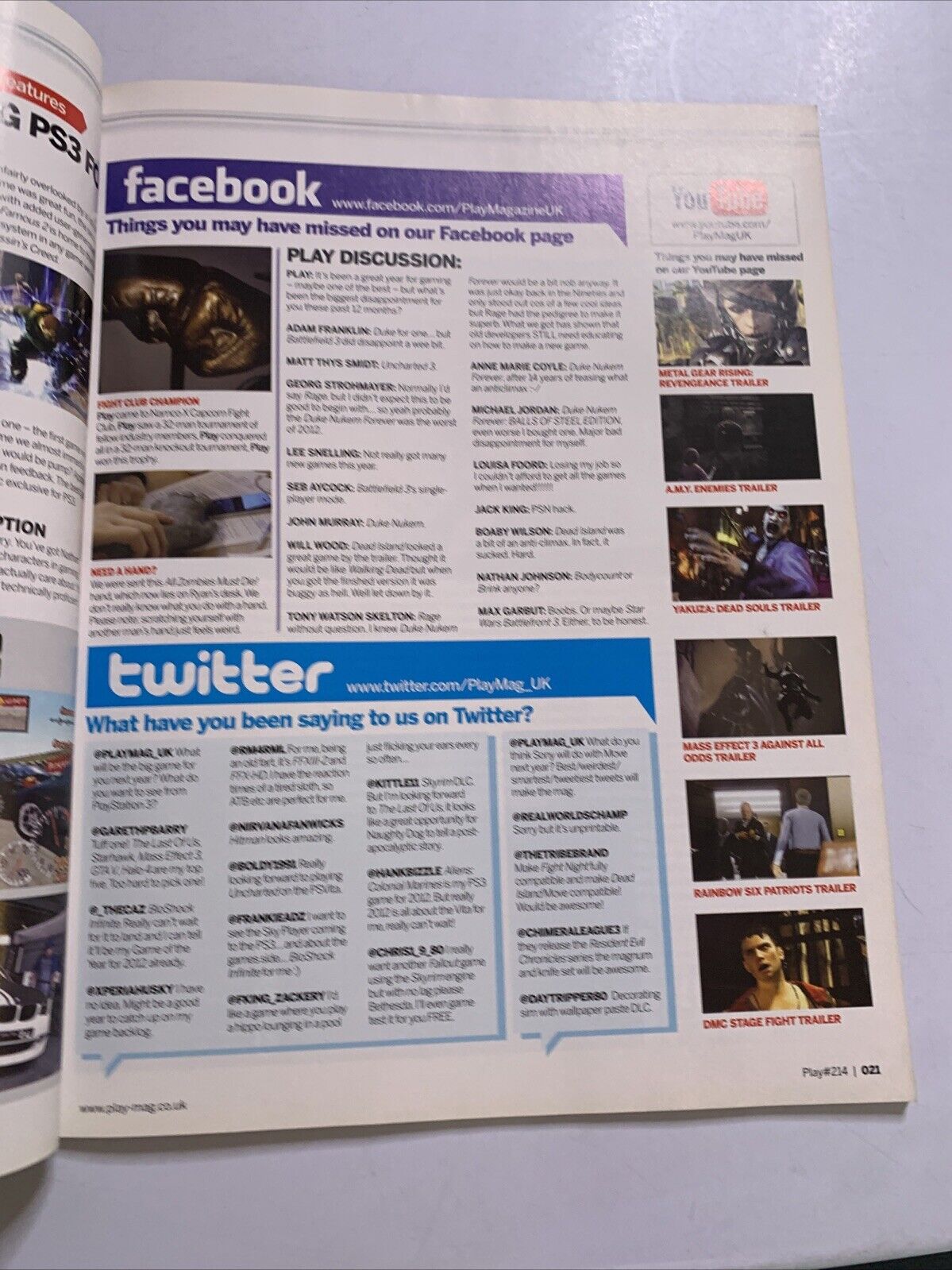 Play PlayStation Magazine No.214 2012 Final Fantasy XIII-2