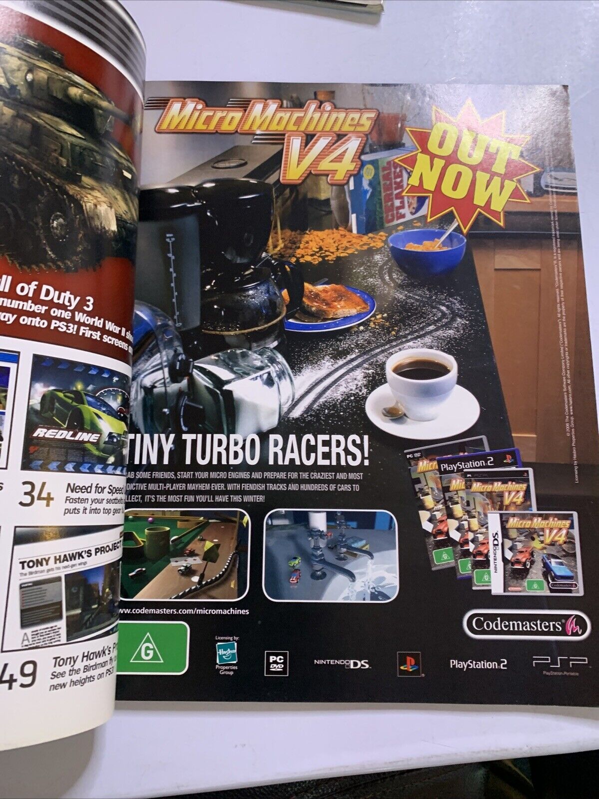 PlayStation 2 Official Magazine Australia Aug 2006 Call Of Duty 3 Kingdom Hearts