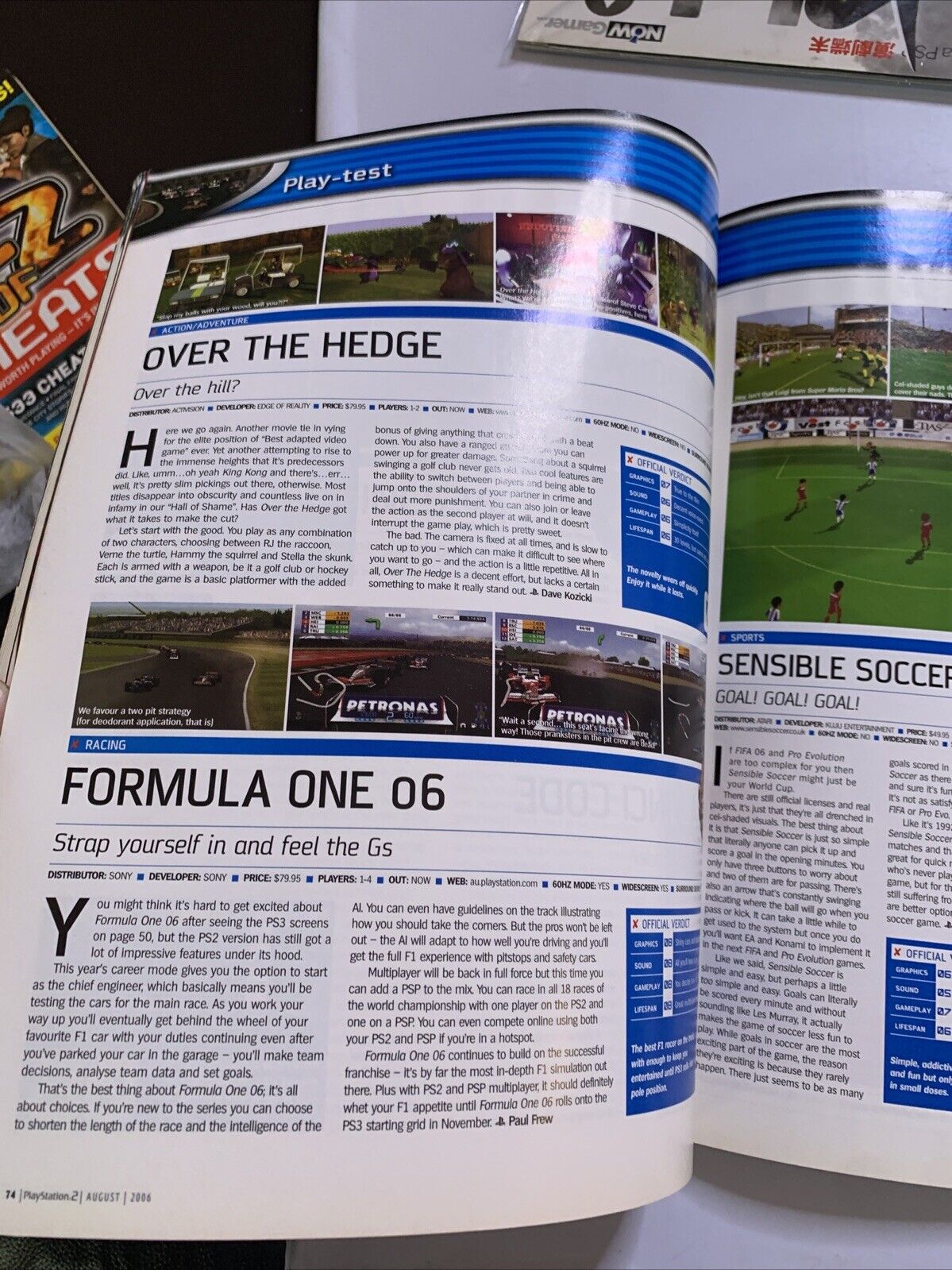 PlayStation 2 Official Magazine Australia Aug 2006 Call Of Duty 3 Kingdom Hearts