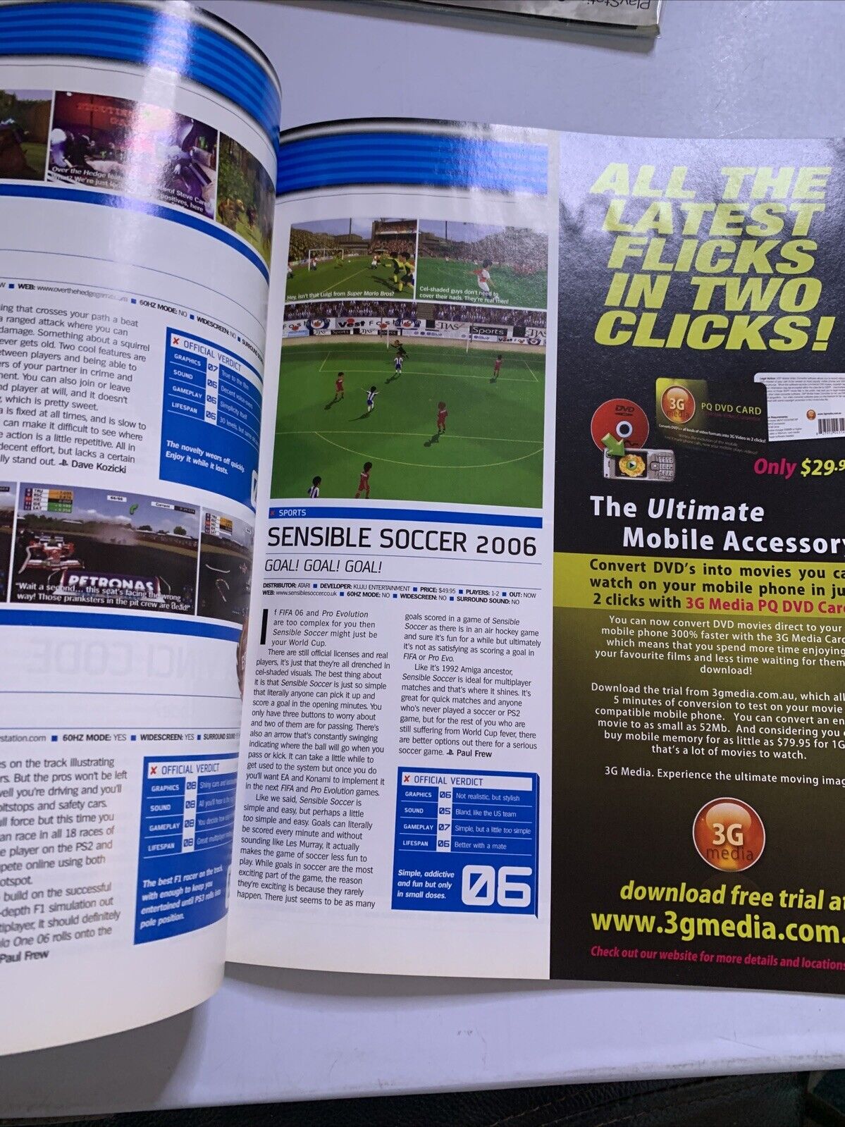 PlayStation 2 Official Magazine Australia Aug 2006 Call Of Duty 3 Kingdom Hearts