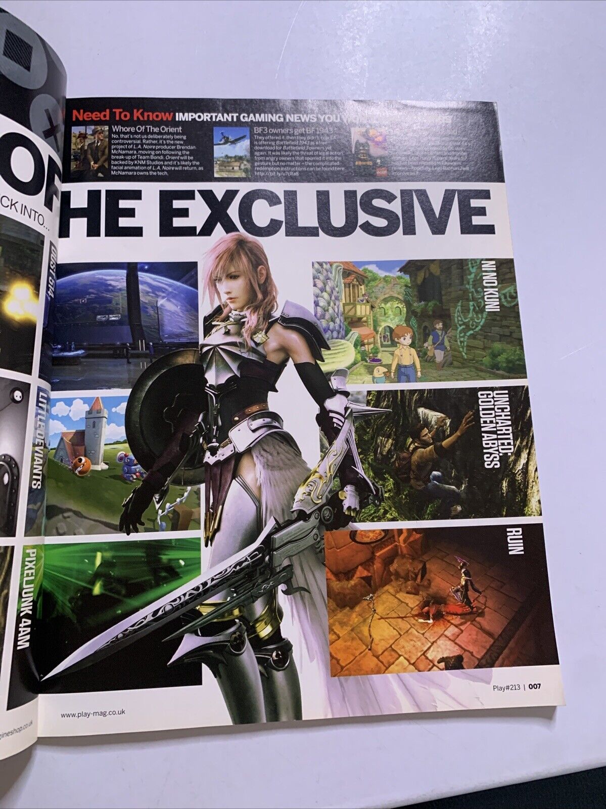 Play PlayStation Magazine No.213 Tomb Raider GTAV PS3 Vita PSP