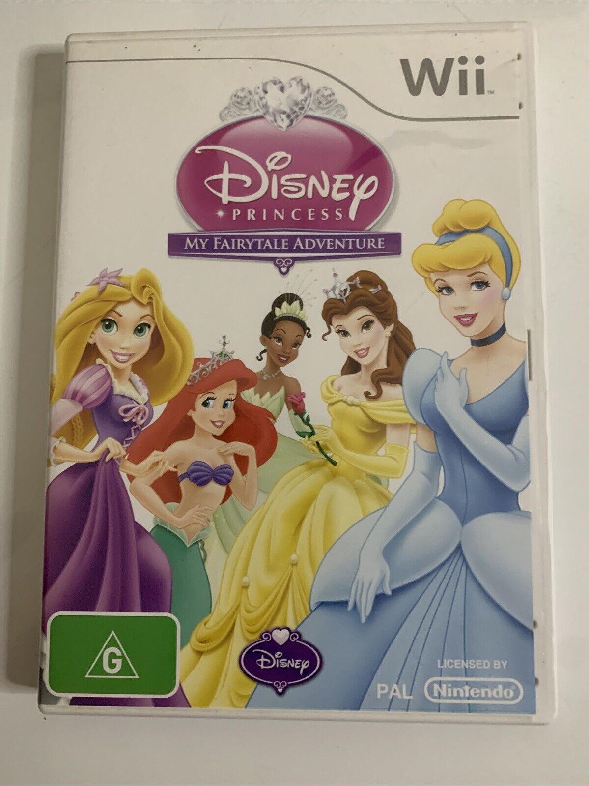 Disney Princess: My Fairytale Adventure 2012 Nintendo Wii Complete With Manual