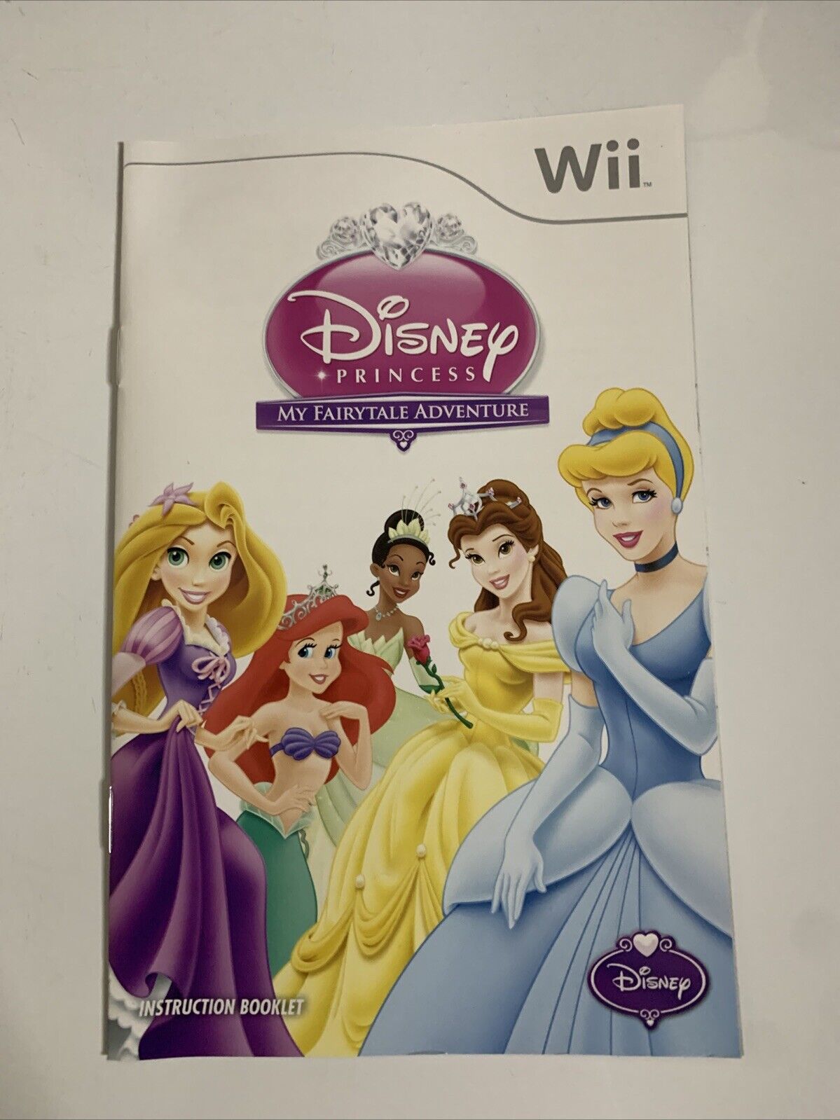 Disney Princess: My Fairytale Adventure 2012 Nintendo Wii Complete With Manual