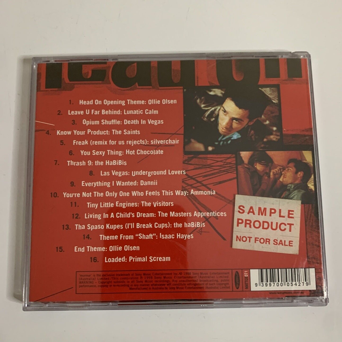 Head On Motion Picture Soundtrack (CD, 1998) Promo MATTCD071