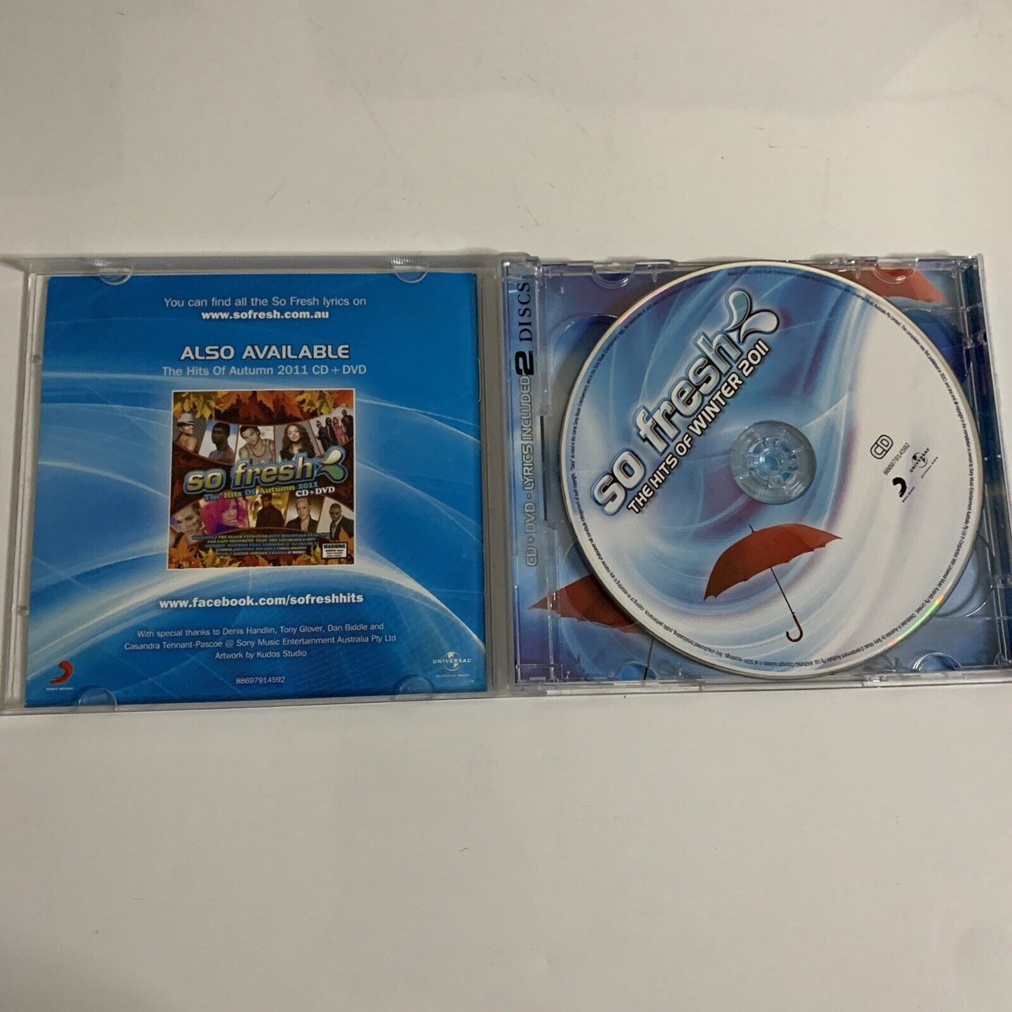 So Fresh: the Hits of Winter 2011 by Various Artists (CD + DVD, 2011)