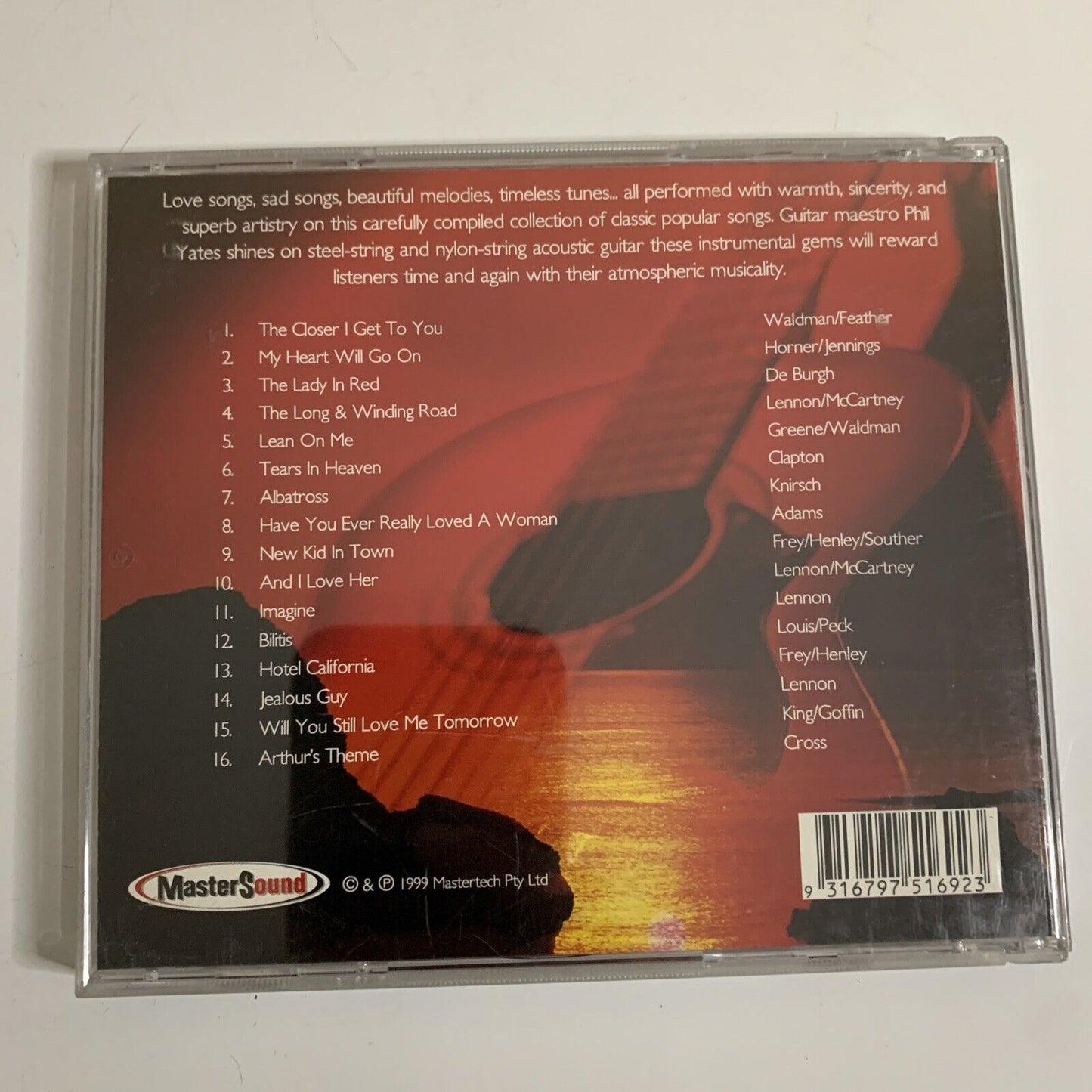 Romantic Guitar Moods by Phil Yates (CD, 2001)
