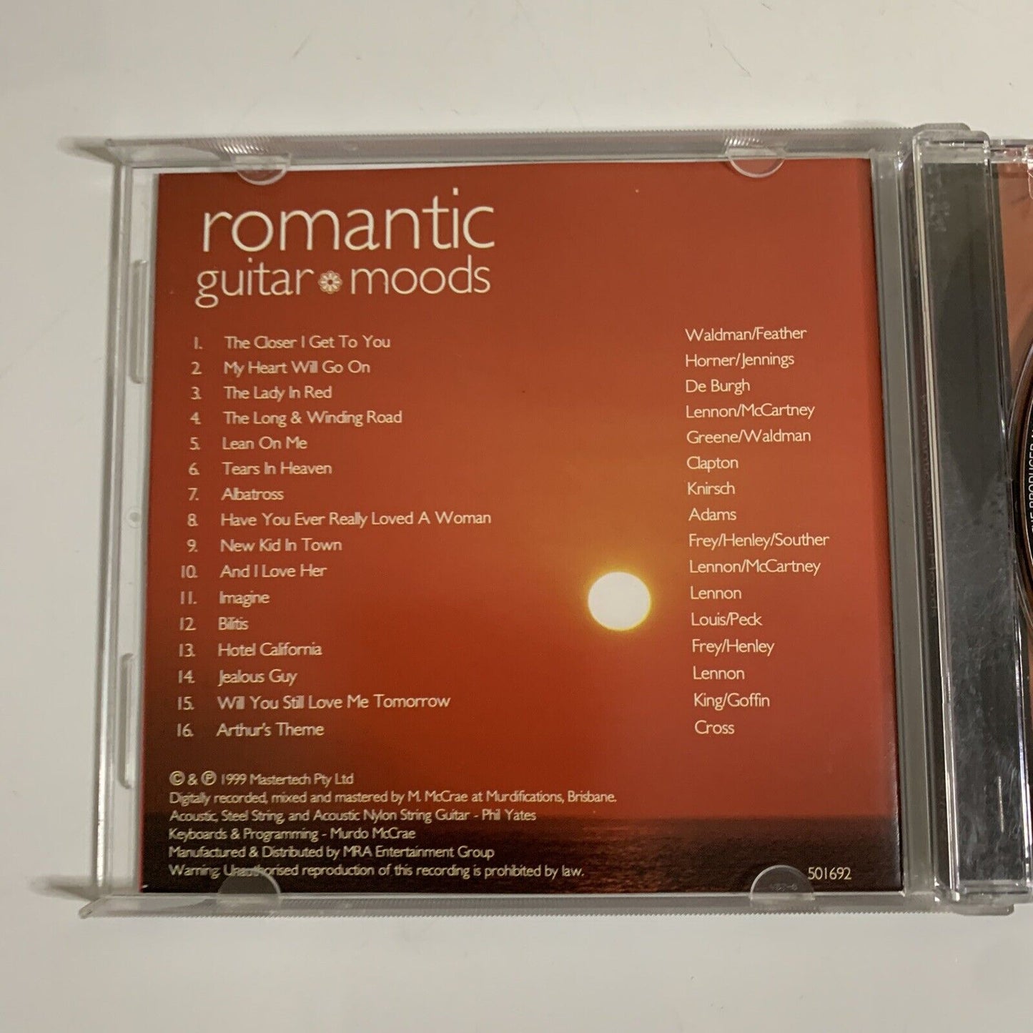 Romantic Guitar Moods by Phil Yates (CD, 2001)