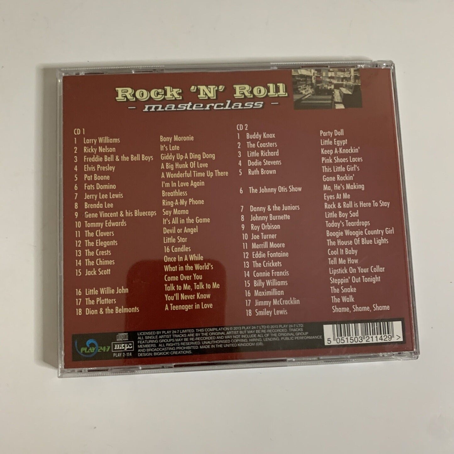 Rock 'N' Roll Masterclass by Various Artists (CD, 2-Discs)