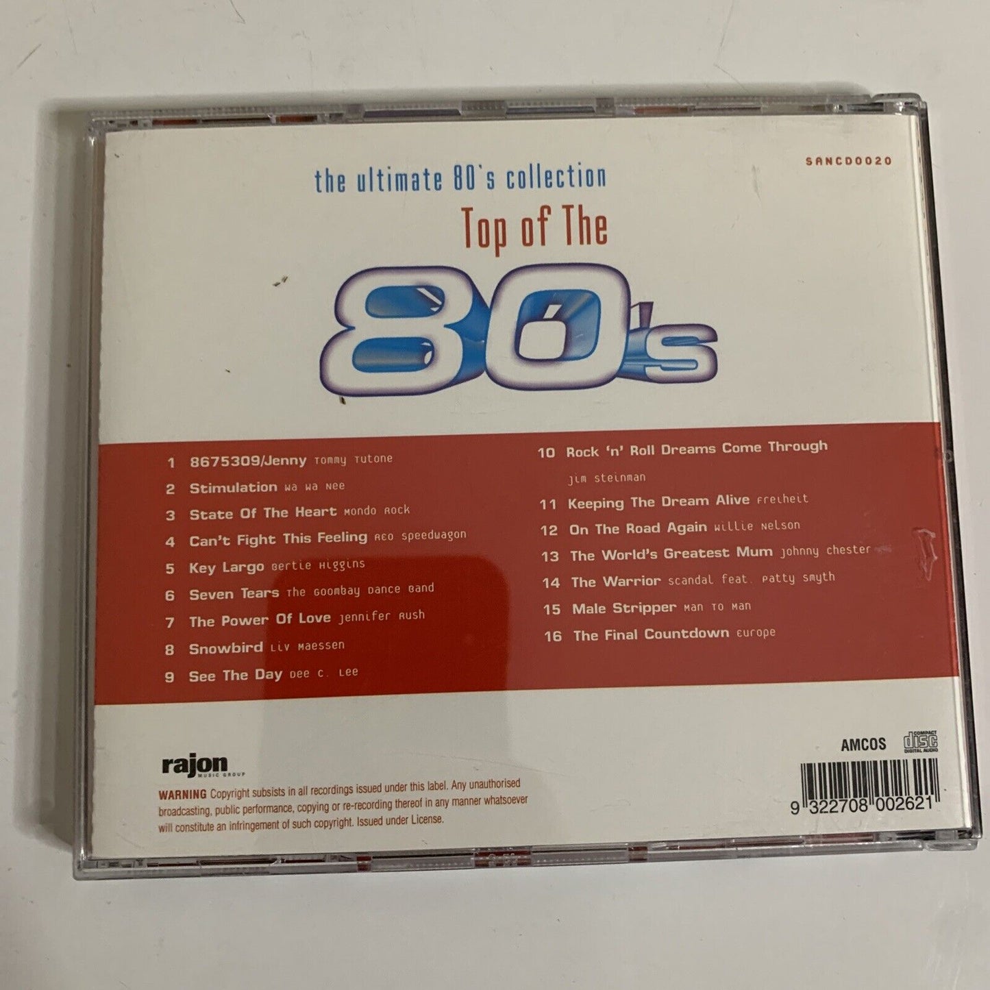 Top Of The 80's Ultimate Collection (CD, 1998)