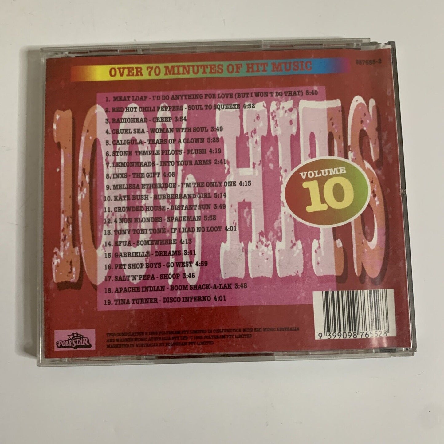 100% Hits Volume 10 (CD, 1993)