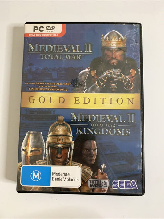 Medieval II Total War + Kingdoms Gold Edition PC DVD SEGA