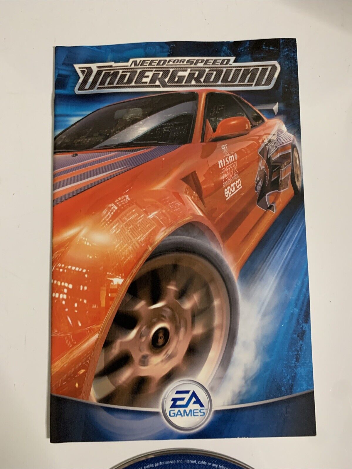 Need For Speed: Underground PS2 Playstation 2 PAL Racing 2003 Game Complete