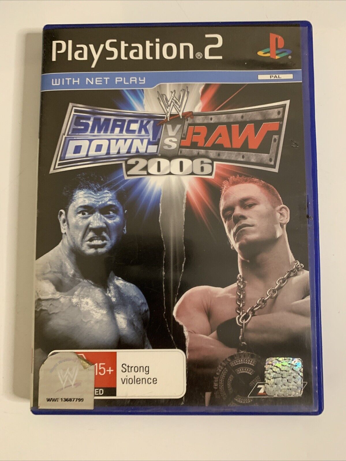 WWE Smackdown vs Raw 2006 PS2 Sony Playstation 2 PAL Wrestling Game Complete