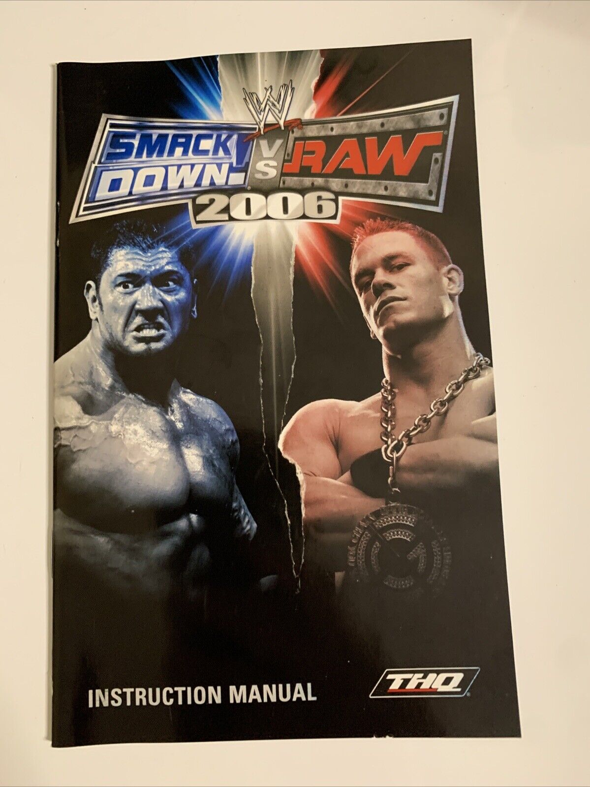 WWE Smackdown vs Raw 2006 PS2 Sony Playstation 2 PAL Wrestling Game Co ...