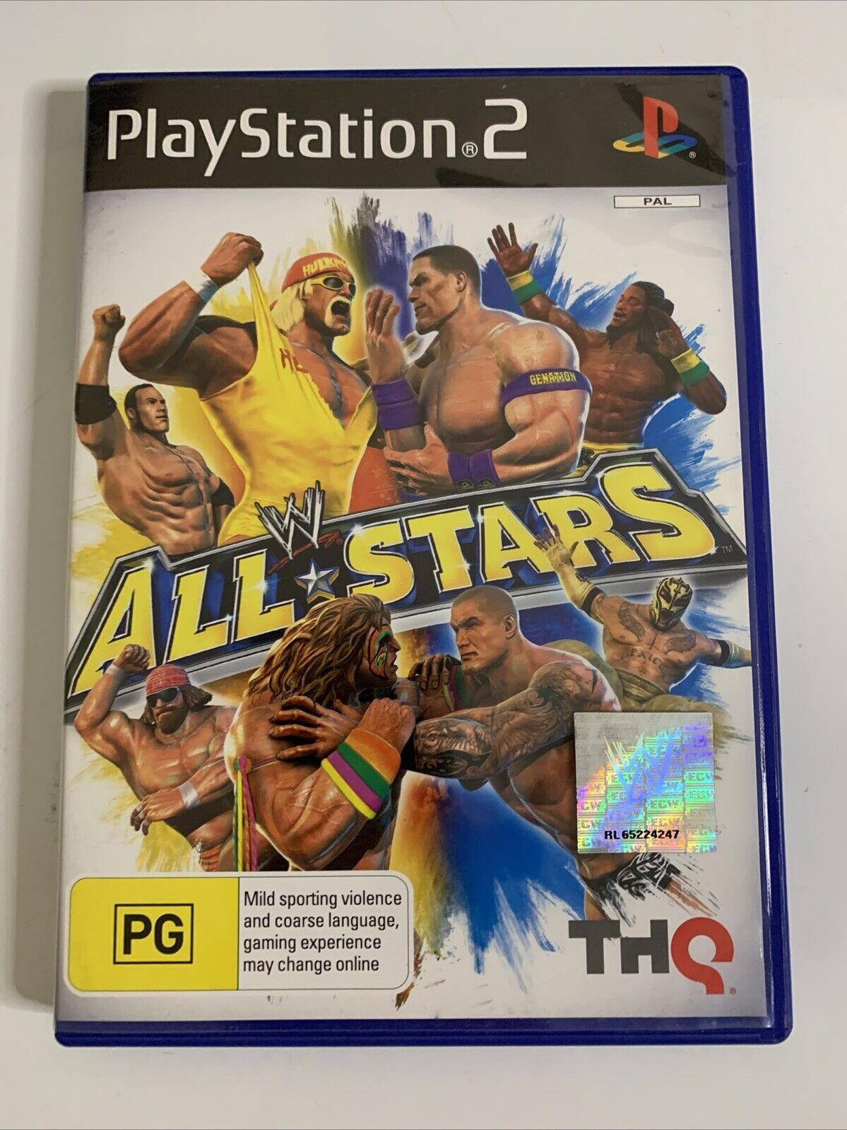 WWE All Stars  PS2 Sony PlayStation 2 2011 Wrestling Game COmplete