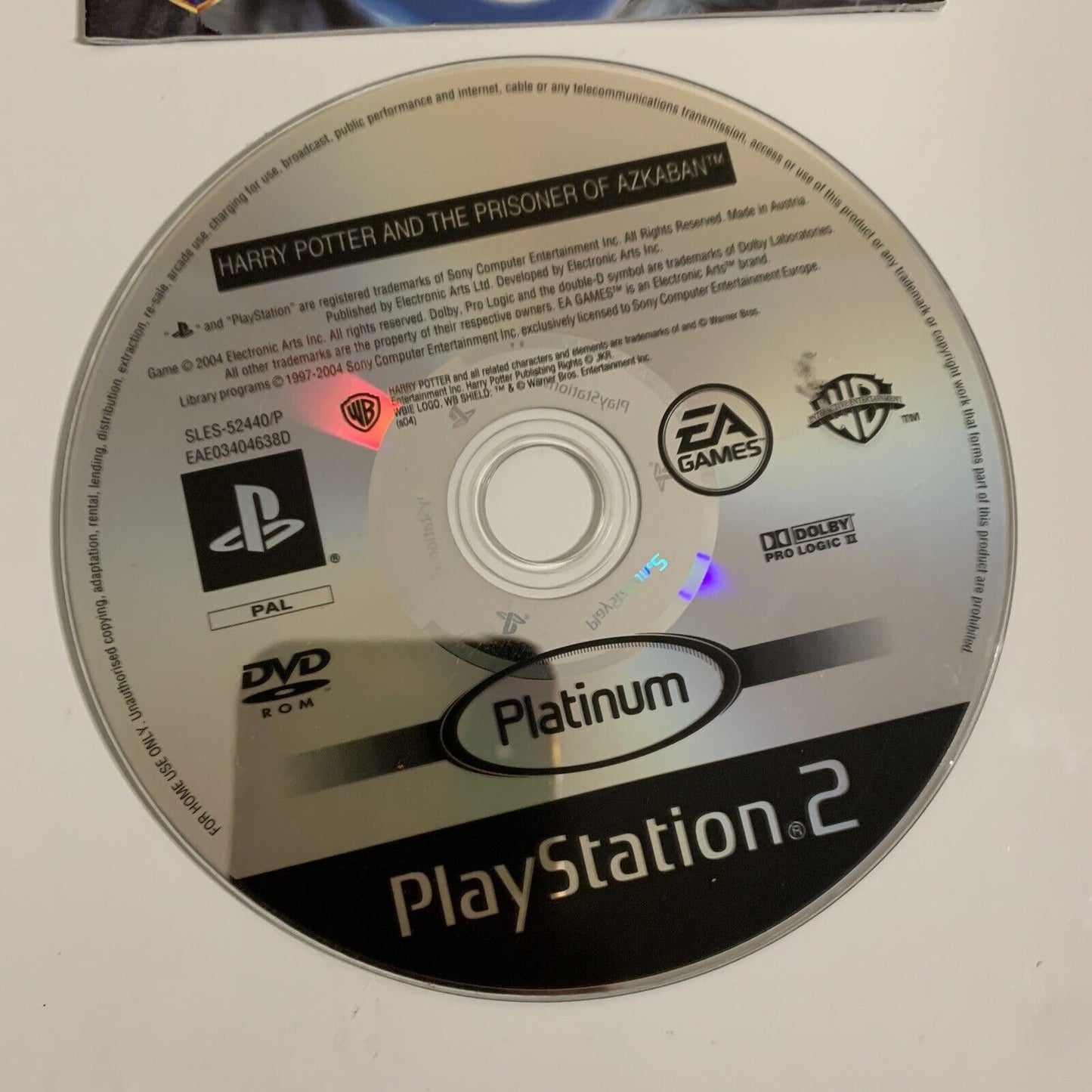 Harry Potter and the Prisoner of Azkban PS2 Sony PlayStation 2 PAL Complete