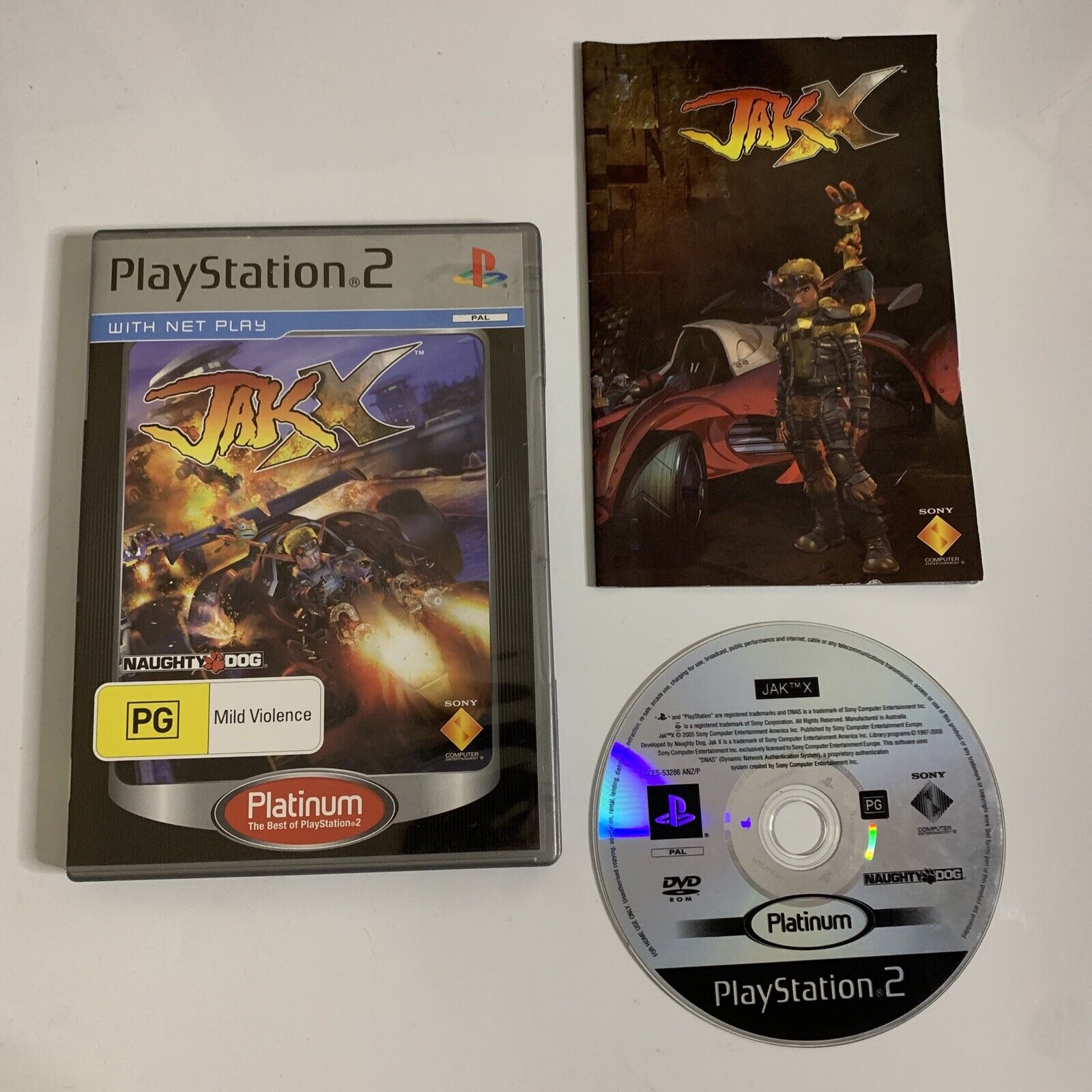 Jak X Platinum Version PS2 Sony PlayStation 2 PAL 2005 Game Complete ...