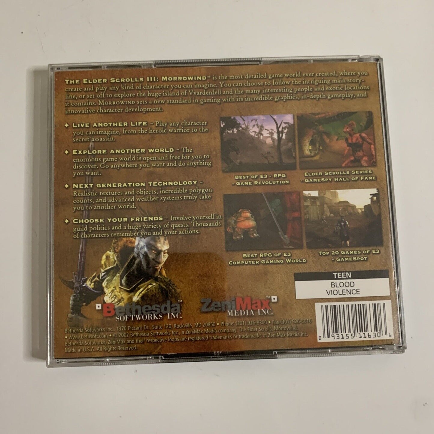 The Elder Scrolls III Morrowind PC Game