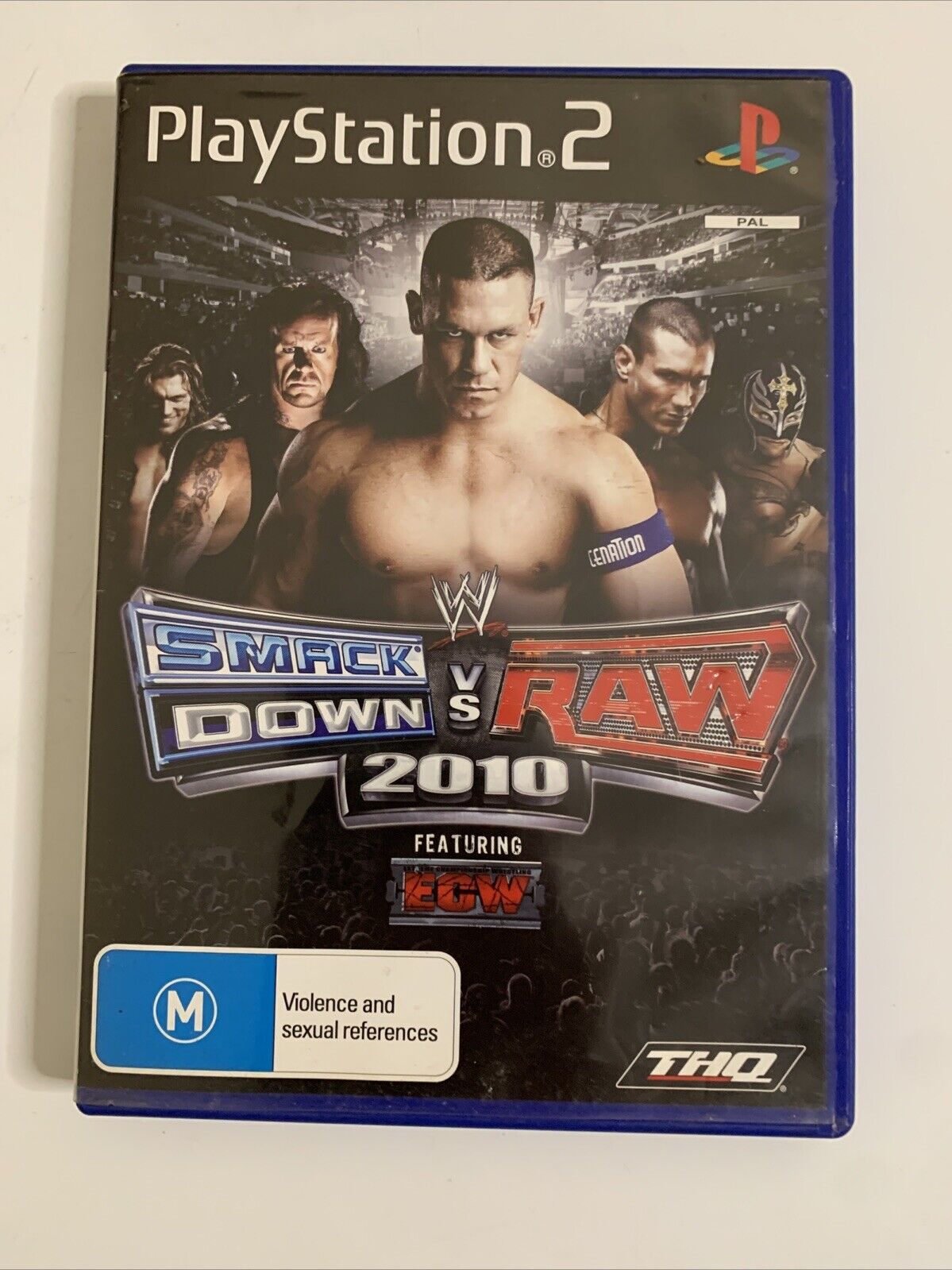 WWE Smack Down Vs Raw 2010  PS2 PlayStation 2 PAL Wrestling Game