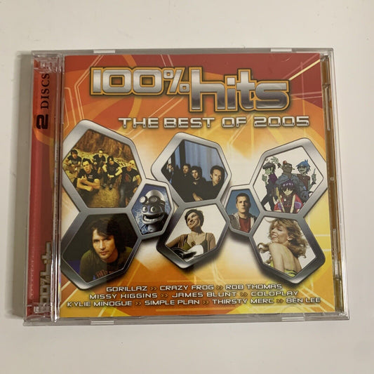 100% Hits: the Best of 2005 by Various (CD, 2-Disc Set, 2005) Compilation Album