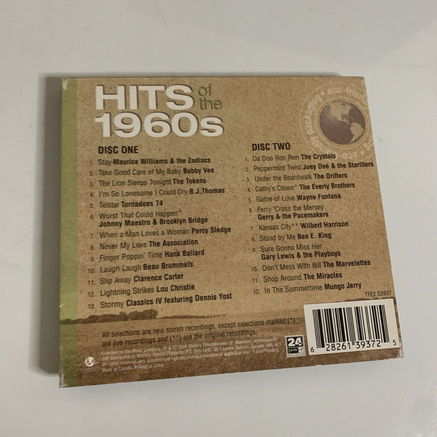25 Best: Hits of the 1960's by Various Artists (CD, 2-Disc Set, 2008)