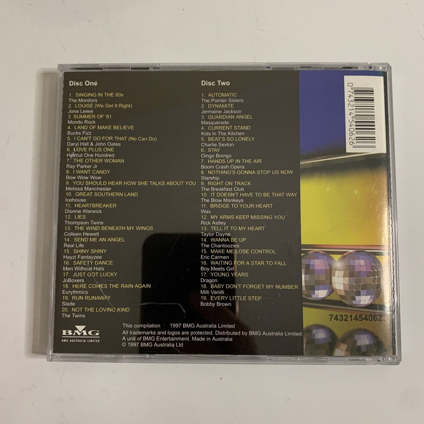 Living In The 80's Vol 1 by Various Artists (CD, 2-Disc, 1997) Album Compilation