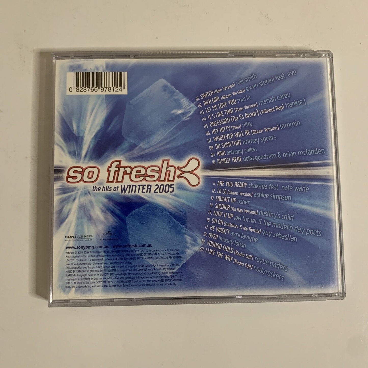 So Fresh: The Hits Of Winter 2005 by Various Artist (CD, 2005) Compilation Album