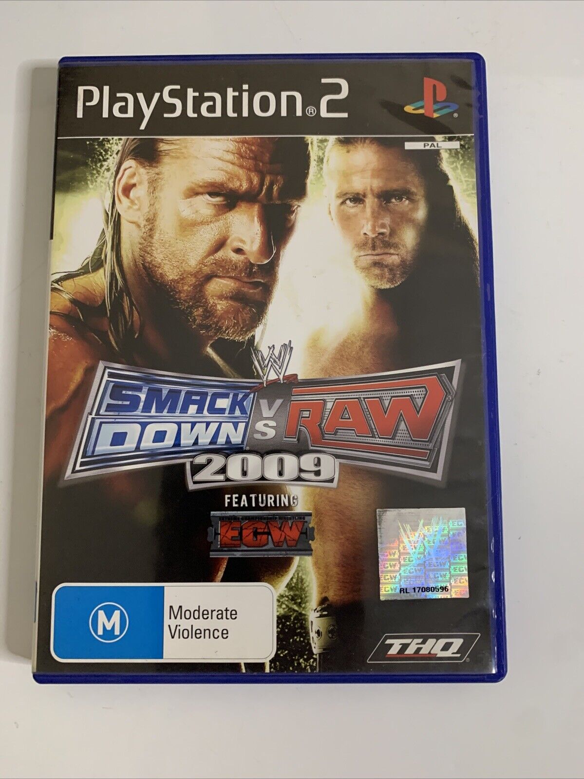 WWE SmackDown vs. RAW 2009 PS2 Playstation 2 PAL Wrestling Game Complete