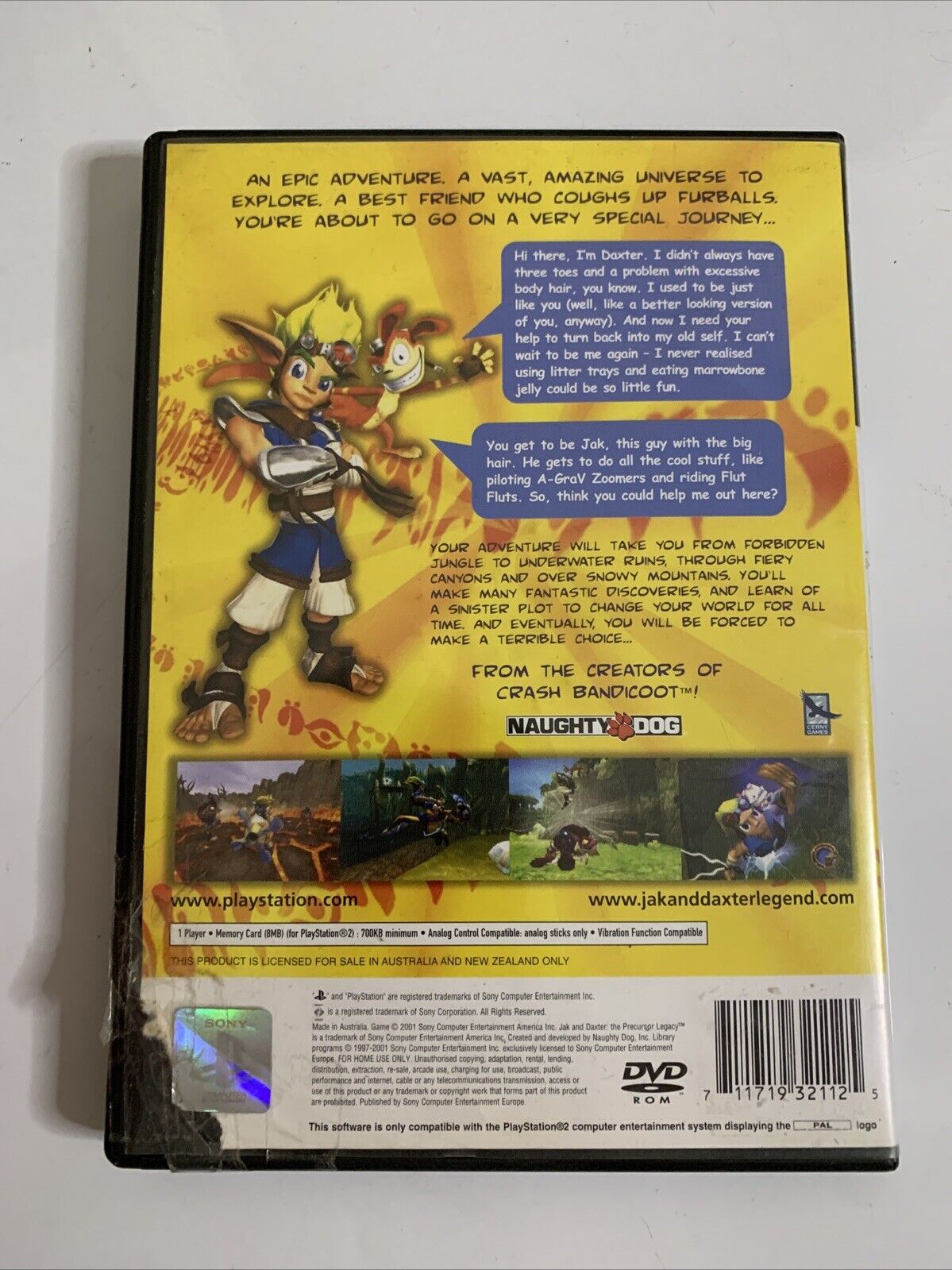 Jak and Daxter The Precursor Legacy  PS2 PlayStation 2 PAL Game