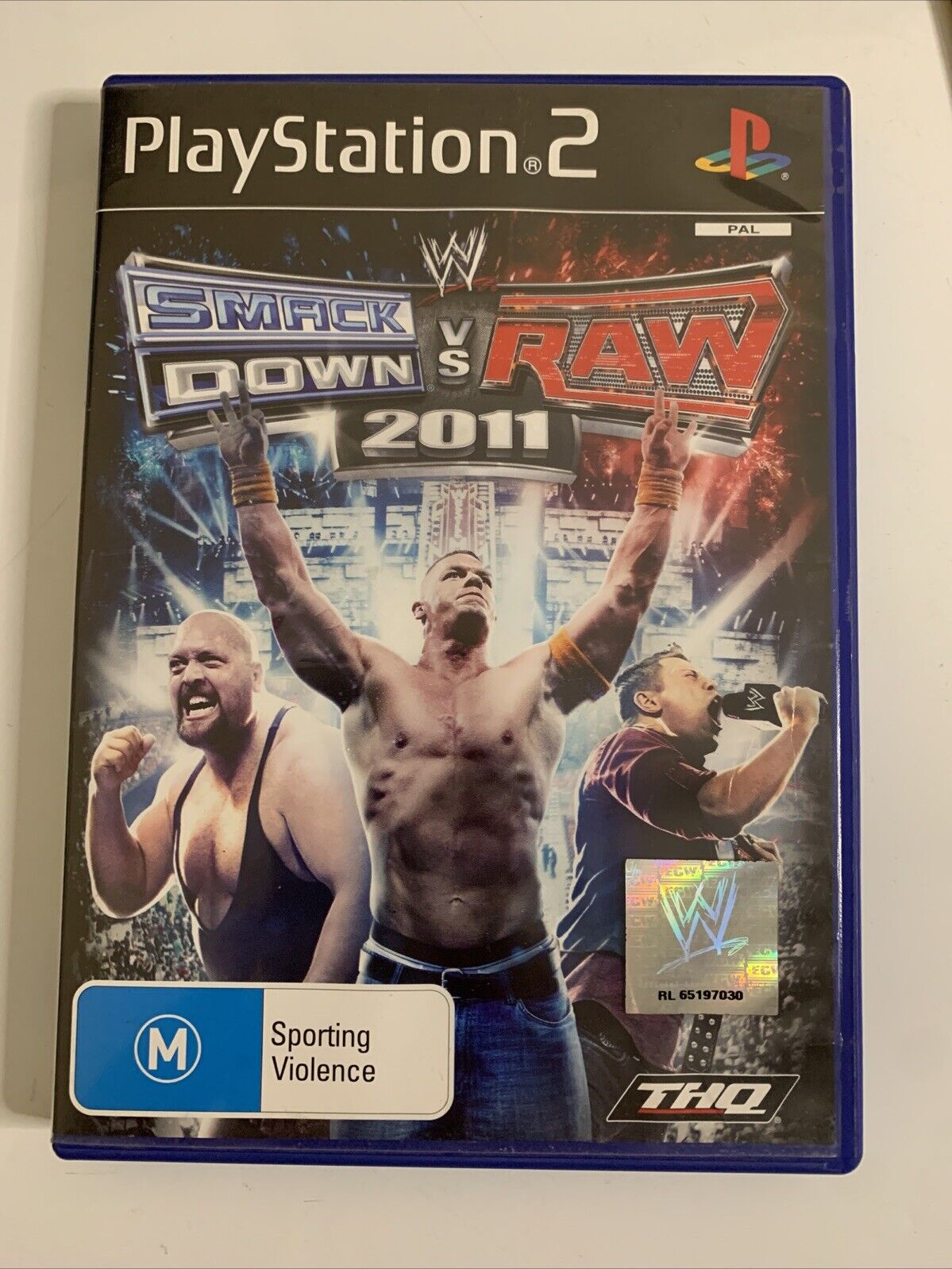 WWE Smackdown Vs Raw 2011 PlayStation 2 PS2 Wrestling Game Complete