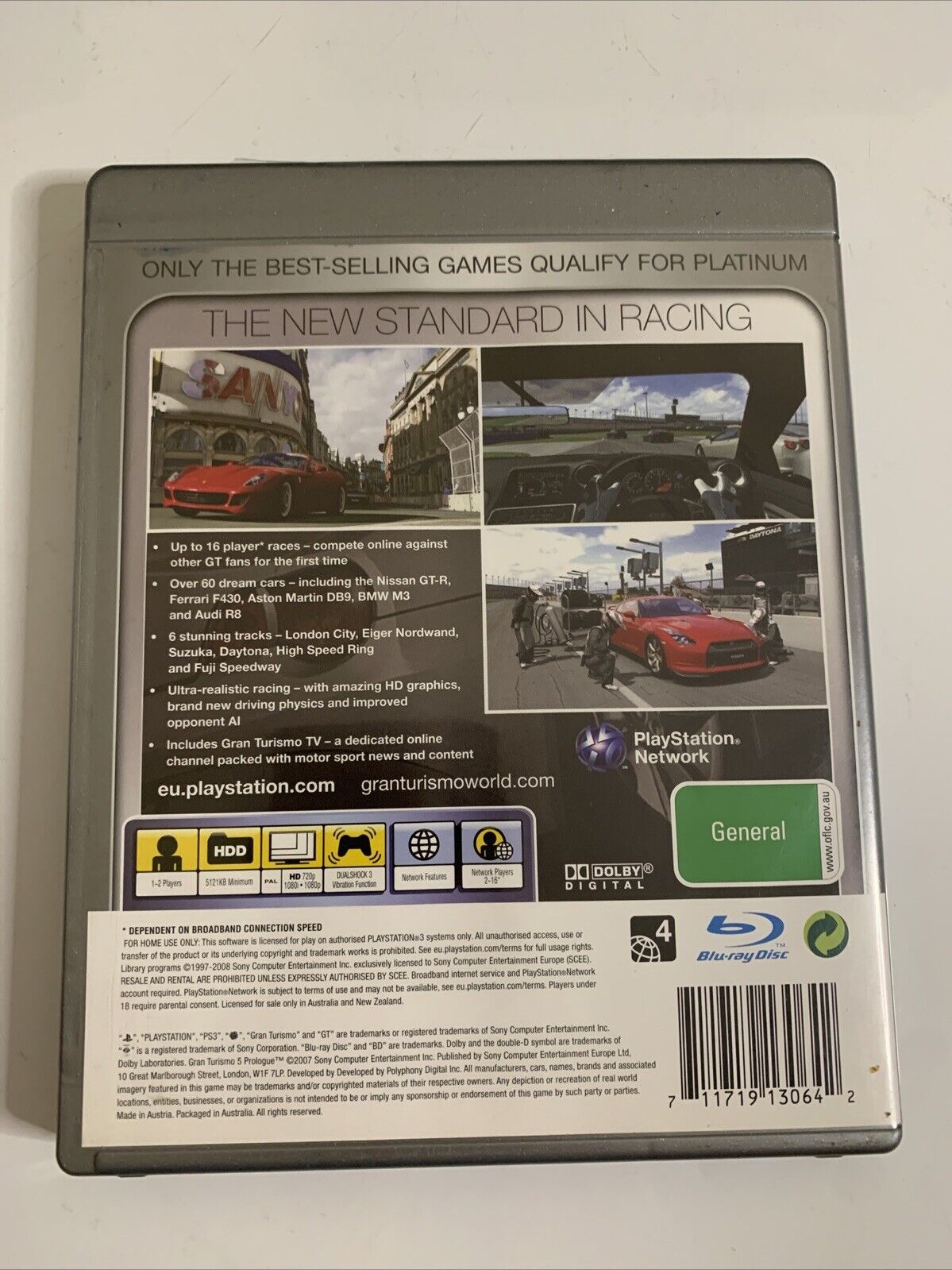 Gran Turismo 5 Prologue Sony Playstation 3 PS3 Racing Game Complete