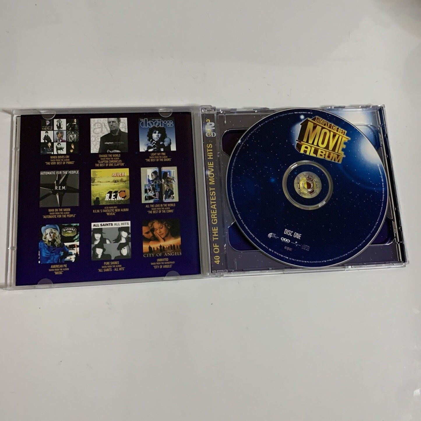 Simply The Best Movie Album (CD, 2001, 2-Disc)