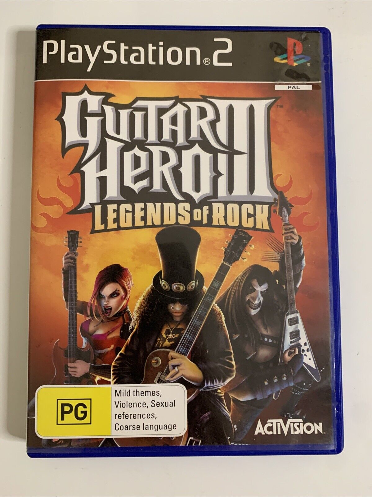 Guitar Hero 3 Legends of Rock  PS2 Playstation 2 PAL 2007 Game Complete